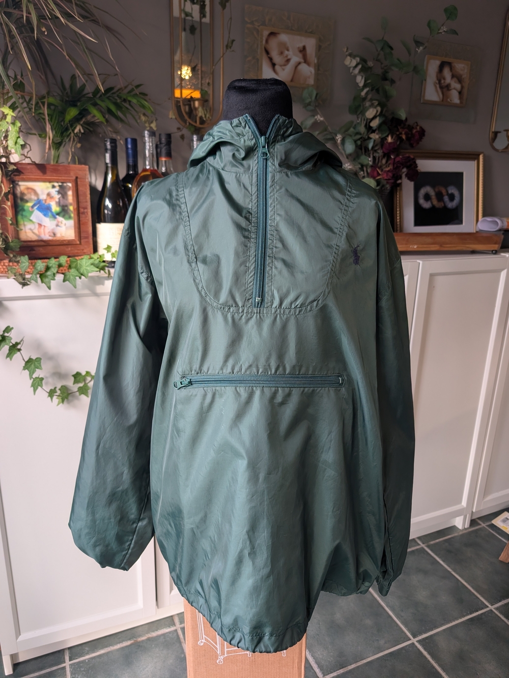 Ralph Lauren Vintage Men’s Green Packable Anorak Jacket